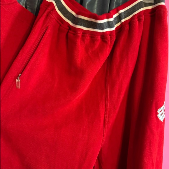 Y2K Rocawear Velour Red Jumpsuit Jacket And Pants Suit Size XXL Wide Legs - Picture 6 of 15